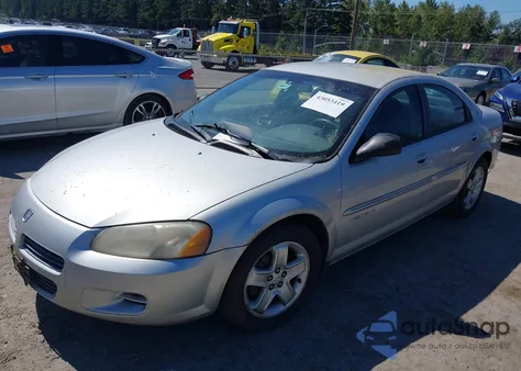 2001 Dodge Stratus Se z USA, uszkodzony, nr VIN 1B3EJ46XX1N580328